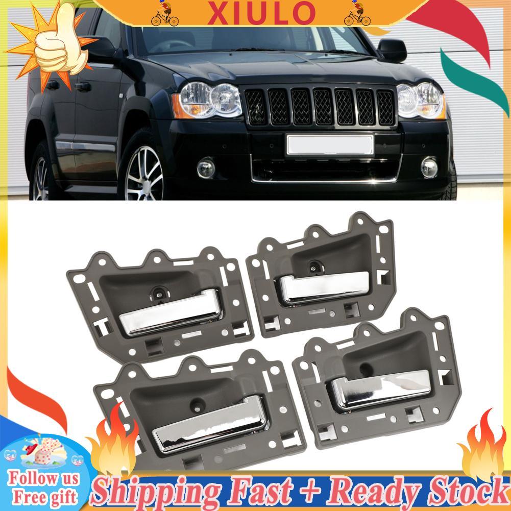 Xiulo ภายในประตู Handle 4PCS ภายในจับ 1JV471J3AA ด้านหน้าด้านหลังผู้โดยสารด้านข้างสำหรับ 2005 ถึง 20