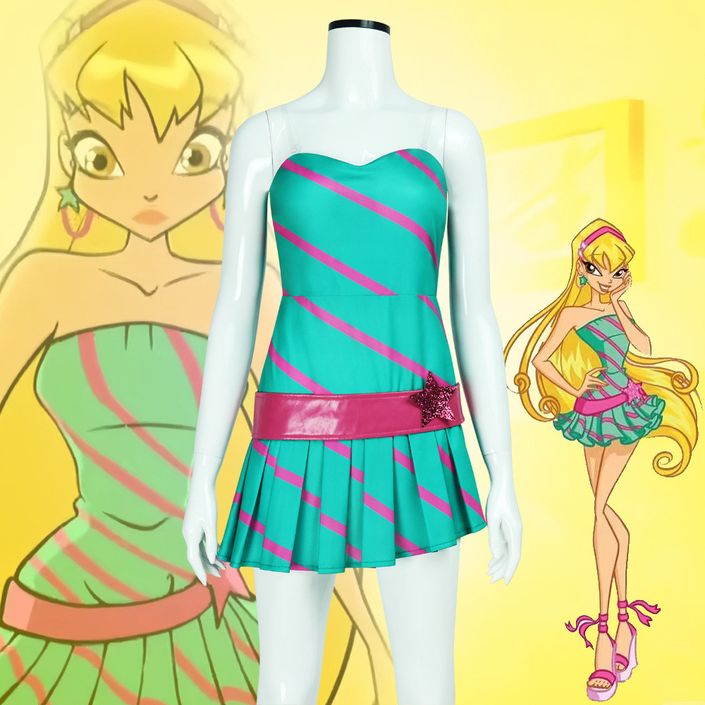 ชุดคอสเพลย์เจเนเวียนจาก Winx Club สำหรับการแสดงและการเล่นcosplay