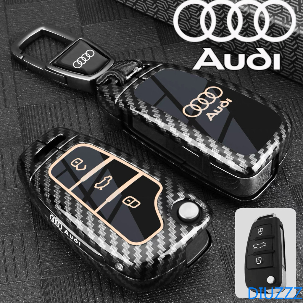 สังกะสีอัลลอยด์โลหะกุญแจรถสําหรับ Audi A4 B9 A5 A6 8S 8W Q5 Q7 4M S4 S5 S7 TT TTTS TFSI RS Audi A1 A