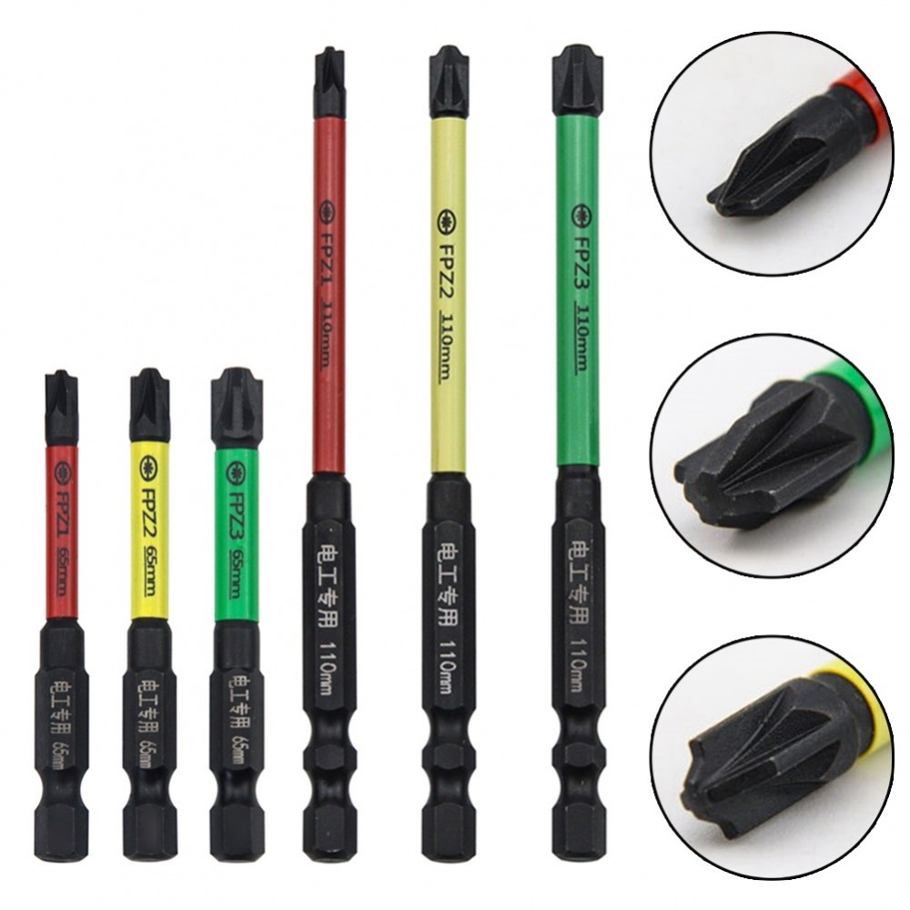 Screwdriver Bit Slotted Alloy Steel Electrician Magnetic Magnetic Special