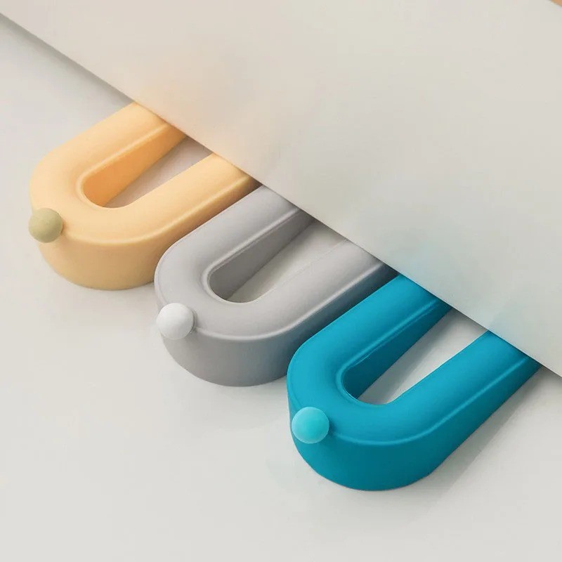 ซิลิโคนประตูหยุด Stoppers บล็อก Doorstops กันชนประตูโฮมออฟฟิศกาว Mute Anti-Shock ประตูด้านหลัง Retainer