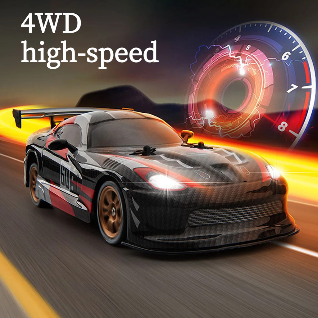 RC Drift Car 1/16 2.4G Q116 การควบคุมไร้สาย 44 รถแข่งพลาสติก Drifter พร้อมไฟ LED พร้อม Go