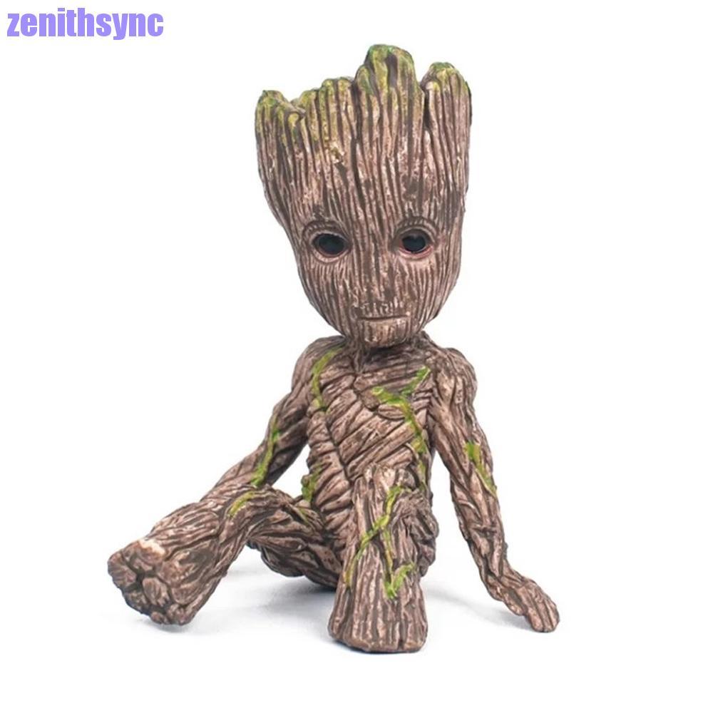ZENITHSYNC Groot รูปสําหรับของขวัญตุ๊กตา Avengers นั่ง Mini Groot
