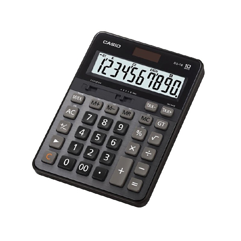 CASIO เครื่องคิดเลข รุ่น DS-2B สีดำ