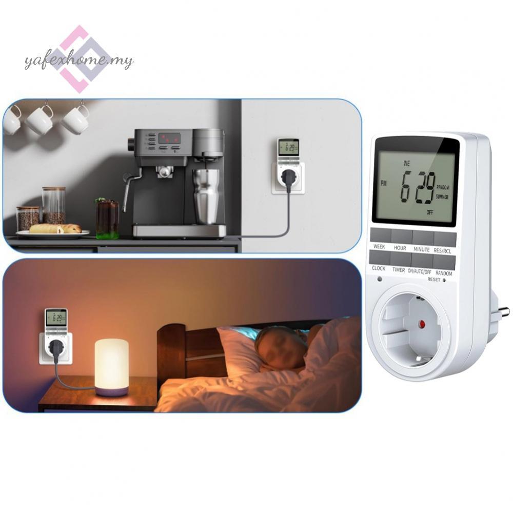 Digital Timer Socket Max 3680W Output All-day Programmable Weekly Cyclic Mode