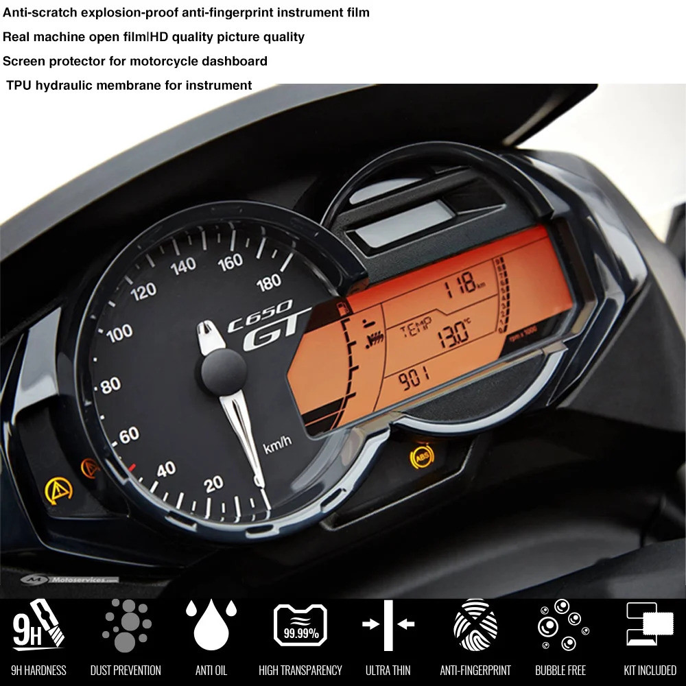 Bmw C650gt 2012 2013 2014 2015 2016 Cluster Scratch ป้องกันฟิล์ม Tpu C650 Gt C 650 Gt