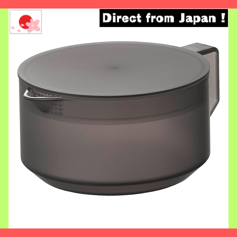 【Japan Original】
Yamazaki Tower Black Teapot - 600mL, Dishwasher and Microwave Safe, Easy Care, Inte