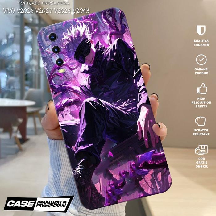 HP เคสที่รองรับสําหรับ VIVO V2043 V2026 V2027 V2029 เคส VIVO Procamera ล่าสุด 2025 { เคส GOJOSATORU}