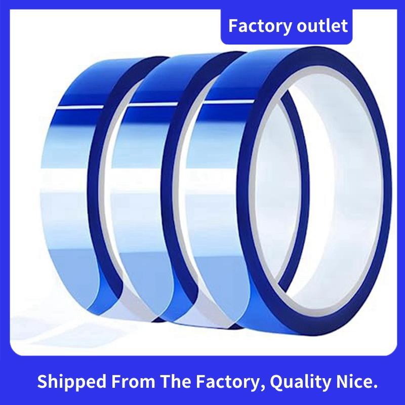 3PCS 20 มม.เทปทนความร้อนสําหรับระเหิด, 33 ม. (108 Ft) 3 นิ้ว Core High Temp Blue