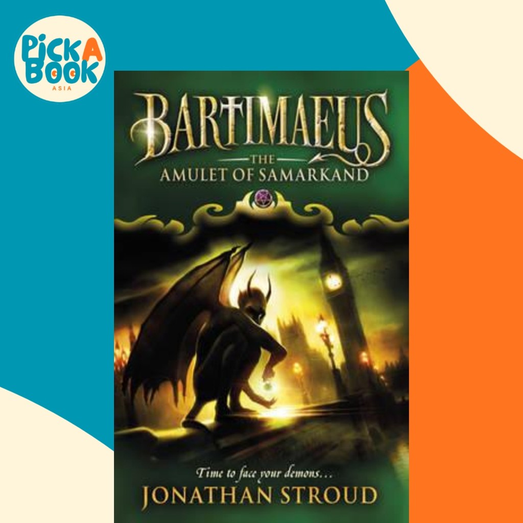 - The Amulet Of Samarkand โดย Jonathan Stroud (ฉบับสหราชอาณาจักรปกอ่อน)