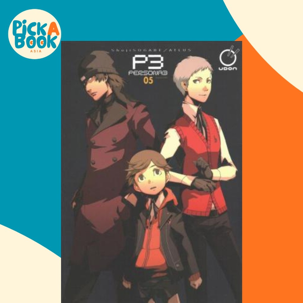 - Persona 3 เล่ม 5 โดย Atlus (ฉบับสหรัฐอเมริกาปกอ่อน)