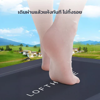 LOFTHOME พรมเช็ดเท้า กันลื่น ซับน้ำได้ดี แบบแห้งเร็ว ขนาด 40x60cm ลดปัญหาน้ำเปียกเลอะ