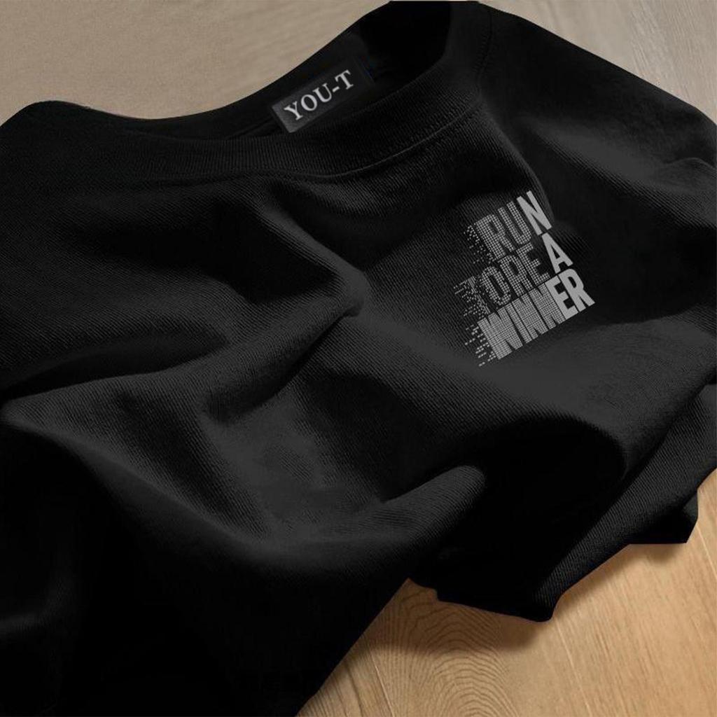 UT shop เสื้อยืด oversize ผ้าCotton 100% เสื้อแฟชั่น 'WINNER' สบายและนุ่ม แขนสั้น ฤดูร้อน ไม่ต้องรีด
