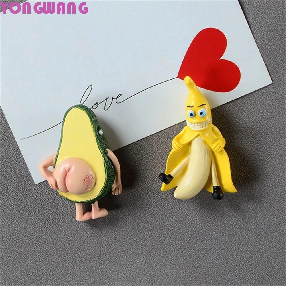 YONGWANG66HR แม่เหล็กผลไม้ Traceless ที่ถอดออกได้ Home Storage ของเล่นเด็กห้องครัวองค์กรสําหรับตู้เย