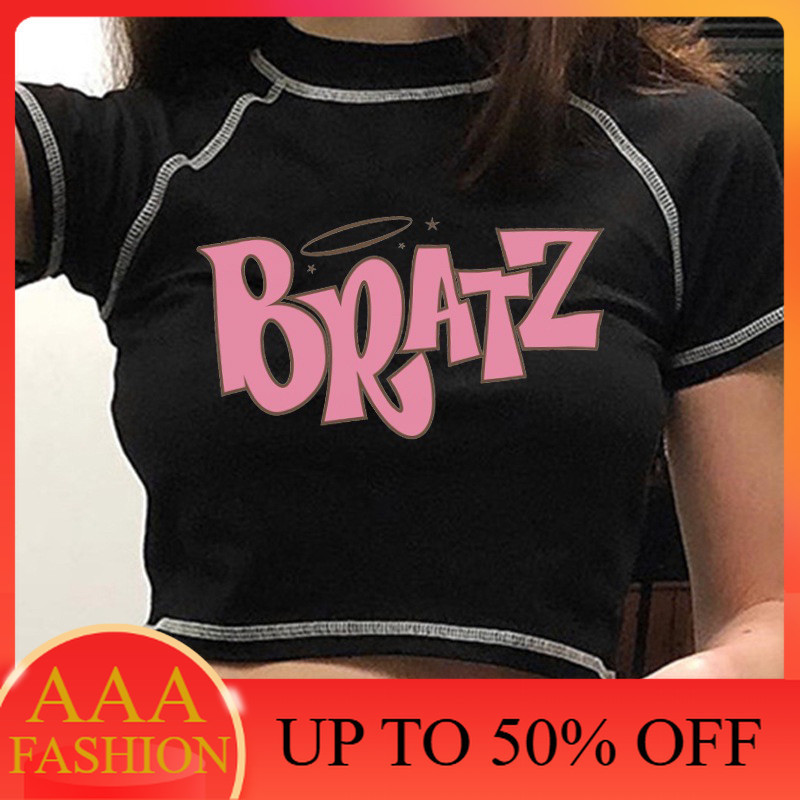 AAA FASHION เสื้อครอปผู้หญิง BRATZ BRATZ (LD 88, P 40)