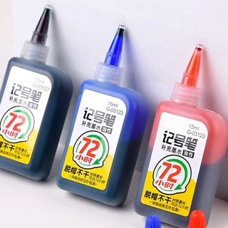 Stat 2 ชิ้น 45 มิลลิเมตร Long Tip MARKER ปากกา 15 มิลลิลิตรหมึกเติมถาวร MARKER สําหรับงานไม้อุตสาหกรรมก่อสร้าง Marki