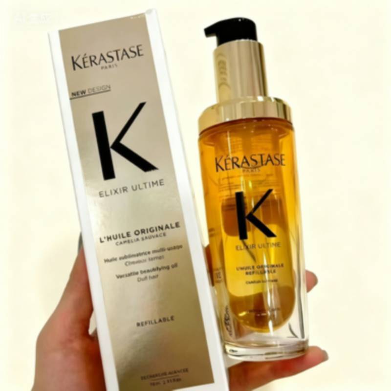 Q-12-Camellia Classic Fragrance Hair Care Essential Oil 75ml Repair Nourishing Shiny Anti-Frizz Soft