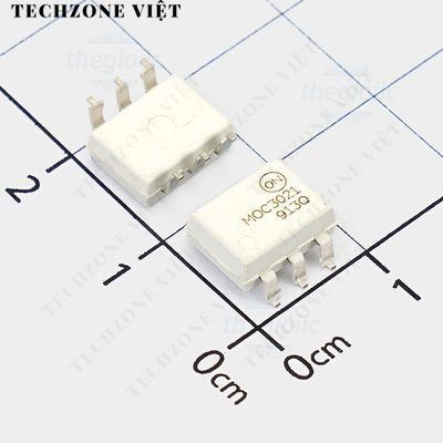 [2 ชิ้น]- MOC3021SM Optoisulator Triac Output 4170Vrms 1 Channel, 6-SMD TechZone Viet