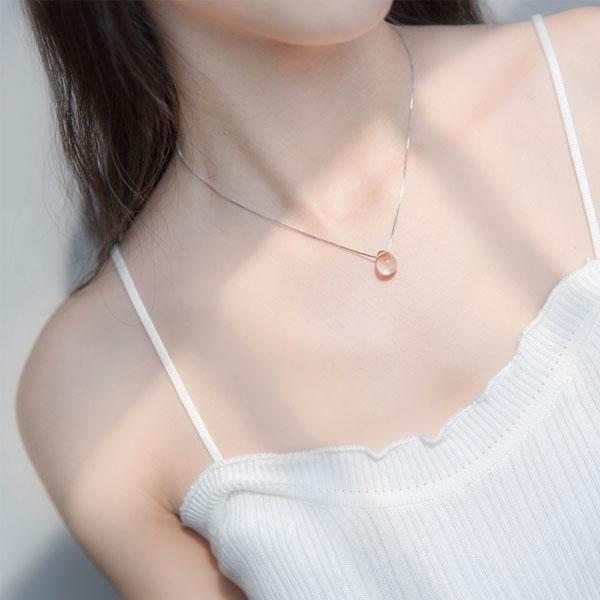 AQUA สร้อยคอเงินแท้ S925 [MERCELO]