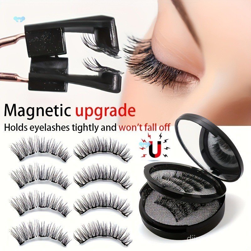 Hi 假毛/ 7ขนตาแม่เหล็ก set168 ชิ้นเท็จชิ้นครั้ง QAZX