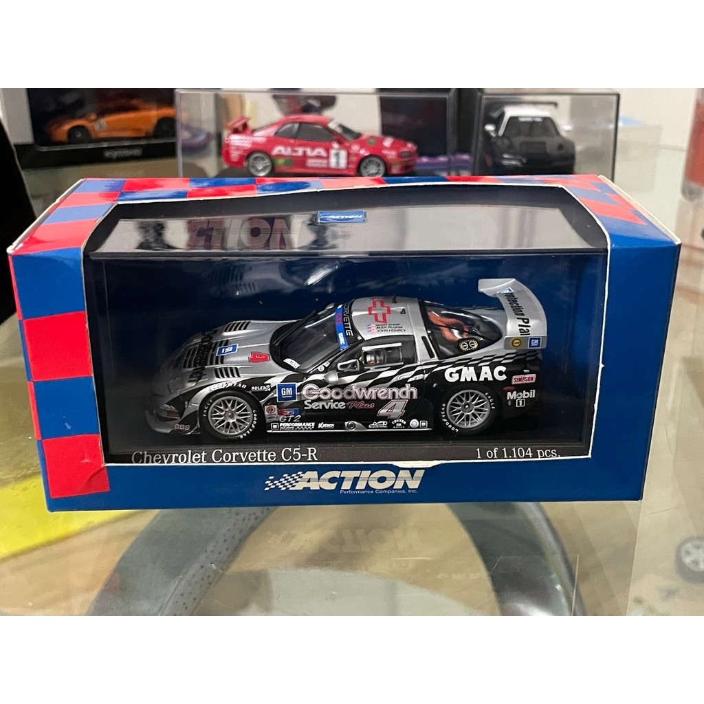 1/43 Action Corvette Corvette Corvette Corvette C5R ยี่ห้อนี้สัมผัสโซนตาบอดของฉันทําอย่างไรดูมินิตัด