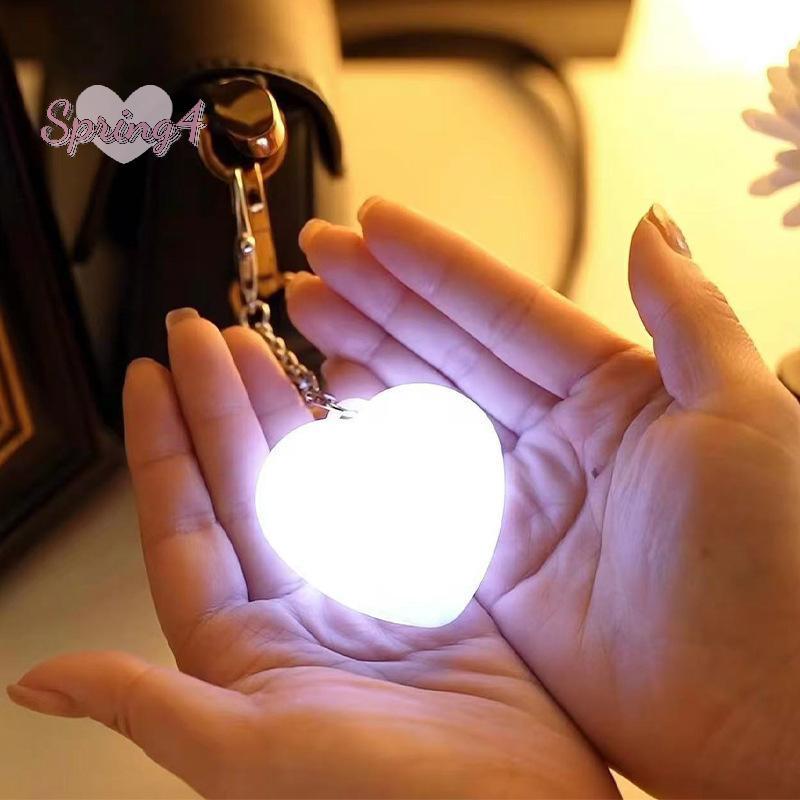 <Spring4>Touch Sensitive Glowing Heart Shape Light LED Automatic Sensing Purse Light Touch Activated