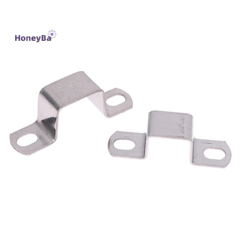 Honeybee1 5 ชิ้นหนา U-รูป 304 สแตนเลส Horseback หลอดอานคลิปหัวเข็มขัดคอ Hoop Ohm Tube การ์ดท่อ Fixin