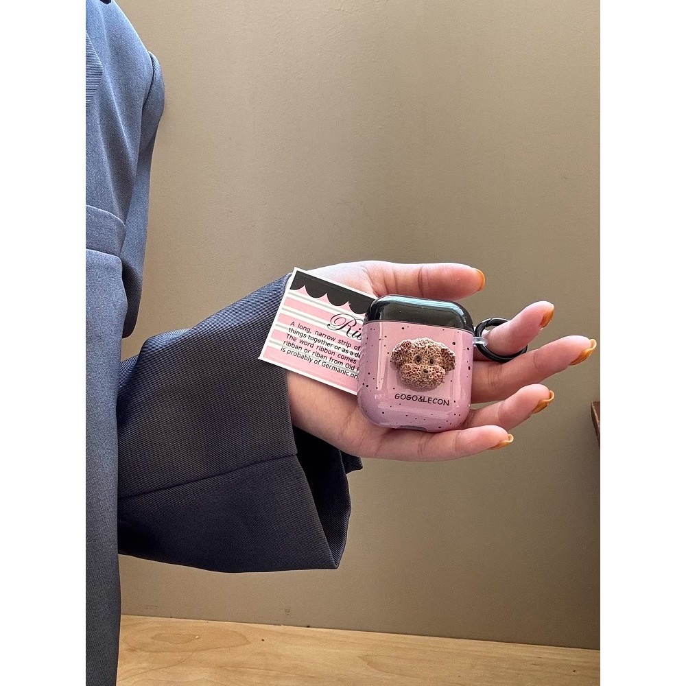 airpod pro 3 case เคสหูฟัง Ins | เคสป้องกันสำหรับ airpodspro2สไตล์เกาหลี AirPods Pro3หมึกสาดลูกสุนัข