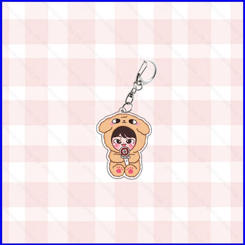 G2P StrayKids Chang-Bin Bang Chan Lee Know Hyun-Jin ทีมรอบรถพวงกุญแจนักเรียน SchoolBag จี้น่ารัก P2G