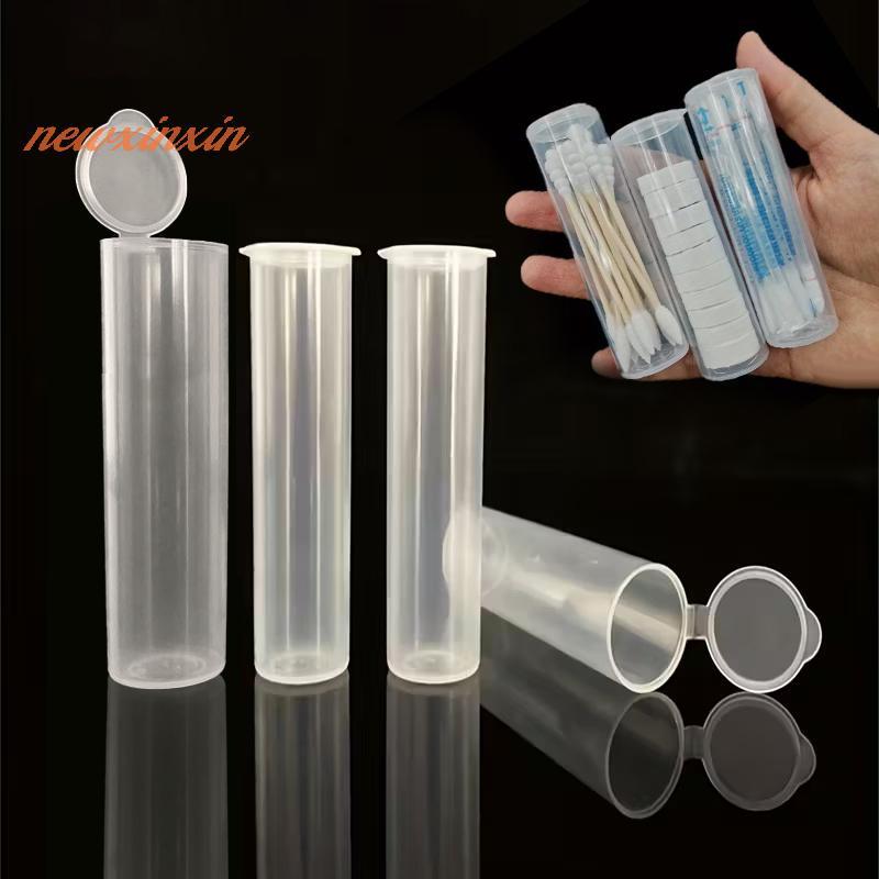 [NT-t] 2/4/6 ชิ้นผู้ถือไม้จิ้มฟันกล่องเก็บแบบพกพา Travel Organizer สําหรับ Swabs, แปรงแต่งหน้า & Essentials ขนาดเล็กพร้อมฝาปิด [ใหม่]