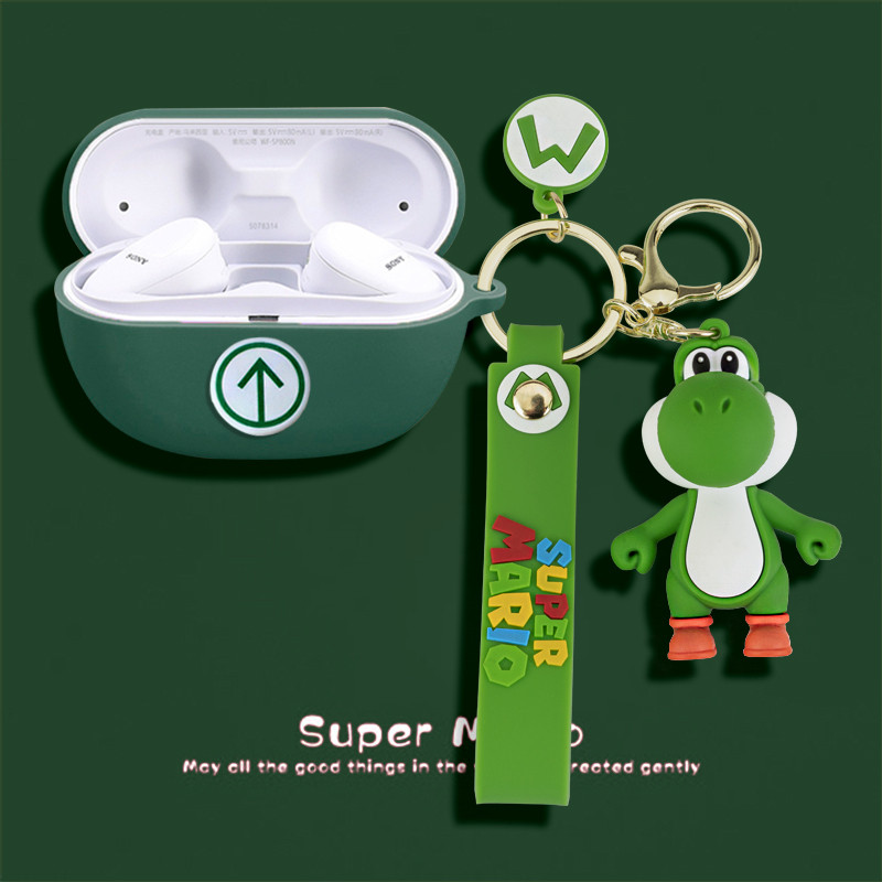 เหมาะสําหรับ sony wf-sp800n หูฟังป้องกันกรณี Creative sony wfsp800n หูฟังไร้สายบลูทูธป้องกันกรณีซิลิ