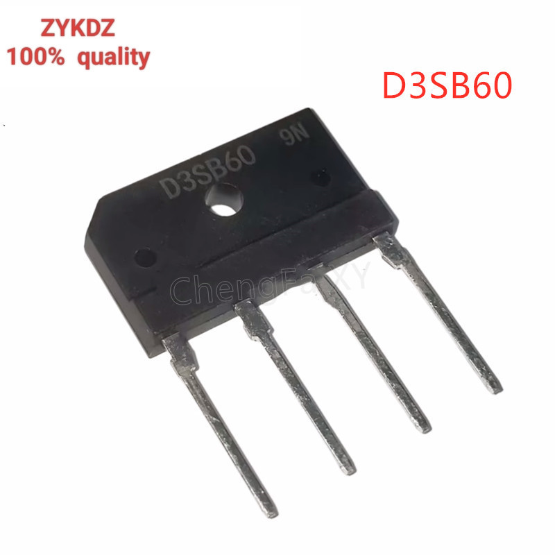 10 ชิ้น D3SB60 D3SBA60 ในสต็อก ZIP-4