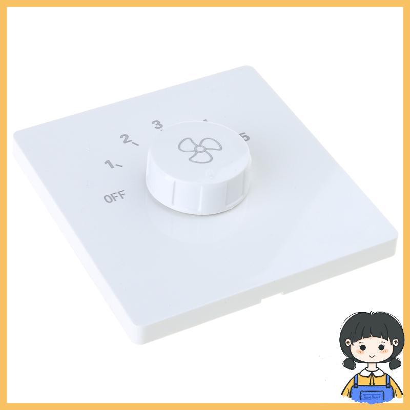 Bang ปกปิดตัวควบคุมความเร็วพัดลมเพดาน 86 ประเภท 5 เกียร์ปรับพัดลมปรับความเร็วสําหรับ Offices Club Ho