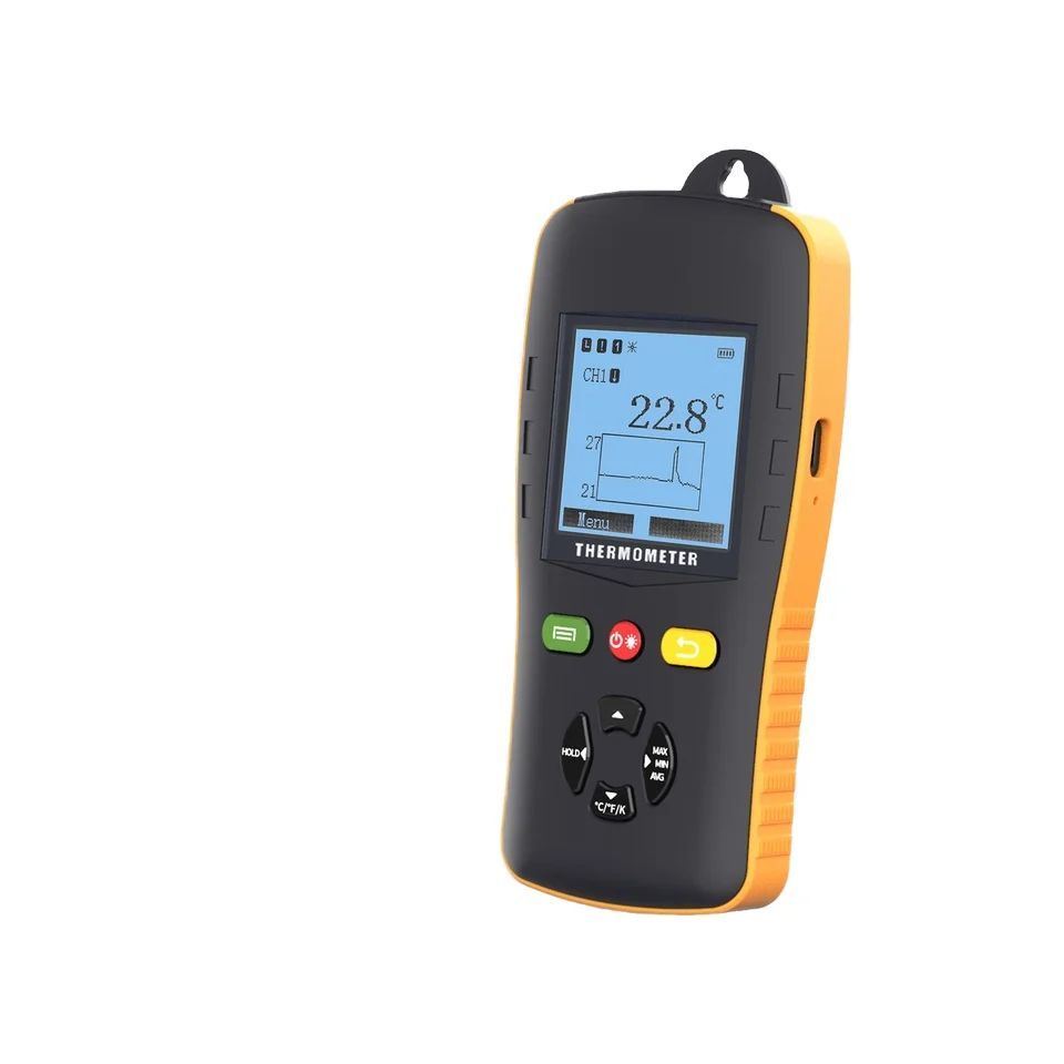 ใหม่เครื่องวัดอุณหภูมิสําหรับการประยุกต์ใช้เครื่องวัดอุณหภูมิอุณหภูมิสูง TC604 เซ็นเซอร์อุณหภูมิแบบด