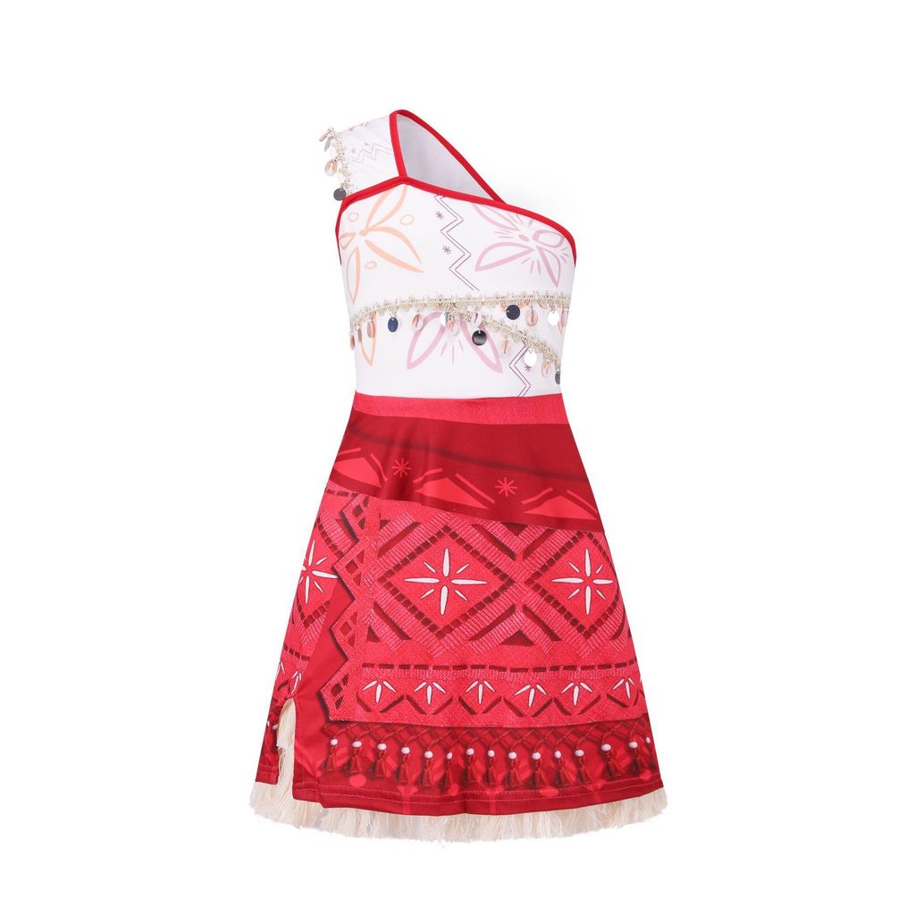 Ocean Romance Moana Movie Dress Children Performance Costume Ready Stock