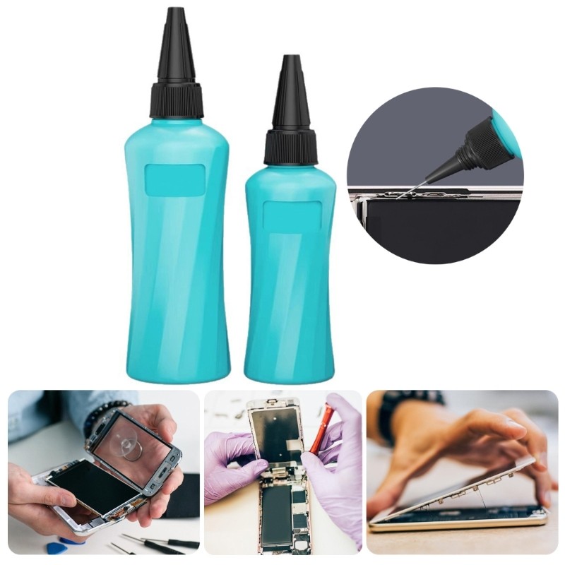 BTF 60ML 100ML ขวดตัวทําละลายขวดเปล่าแอลกอฮอล์ผู้จัดจําหน่ายเชื่อมสําหรับเครื่องมือทําความสะอาดโทรศั