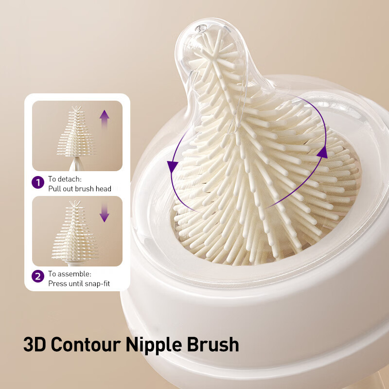 Philips Avent Bottle แปรงทําความสะอาดจุกนม ชุดราวตากขวด - รูปที่ 3