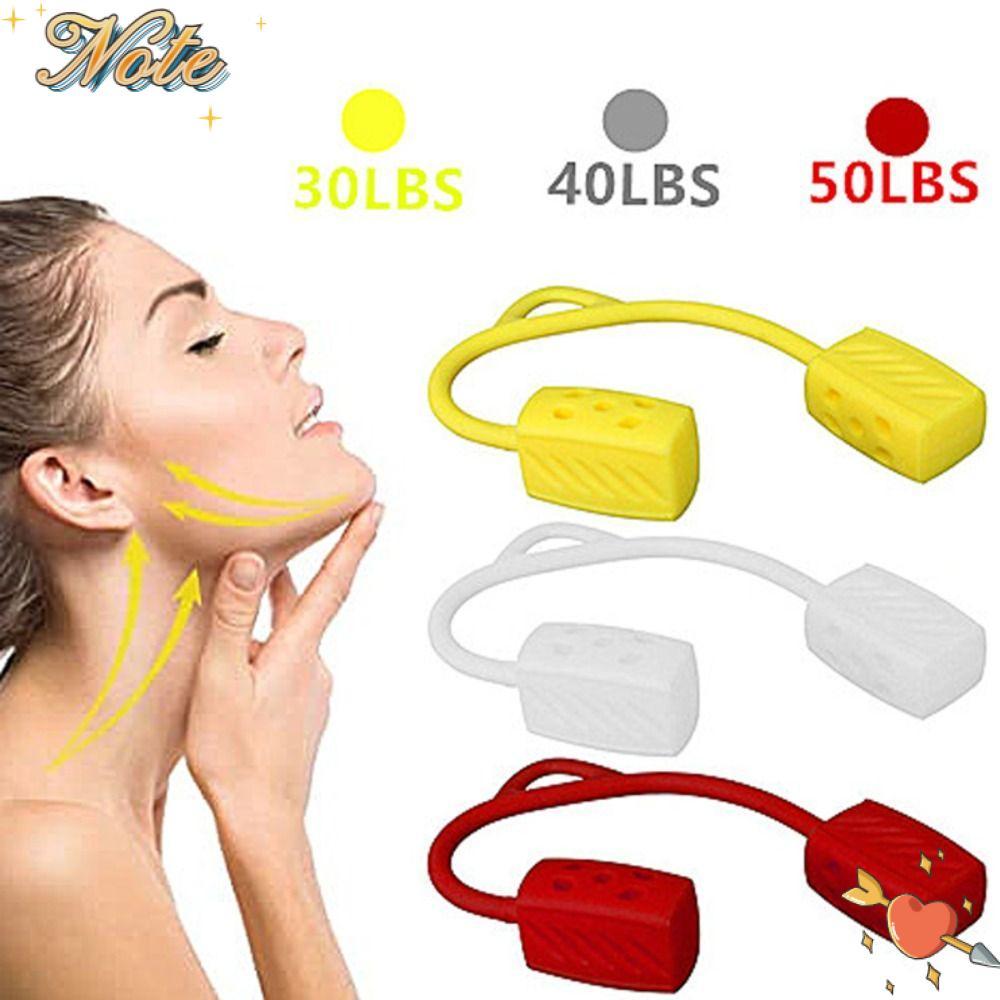 NOTEE คอ Toning, อัพเกรด 30/40/50lbs Jaw Exerciser, ซิลิกาเจลเกรดอาหารผู้หญิงผู้ชายคางคู่ลดกล้ามเนื้