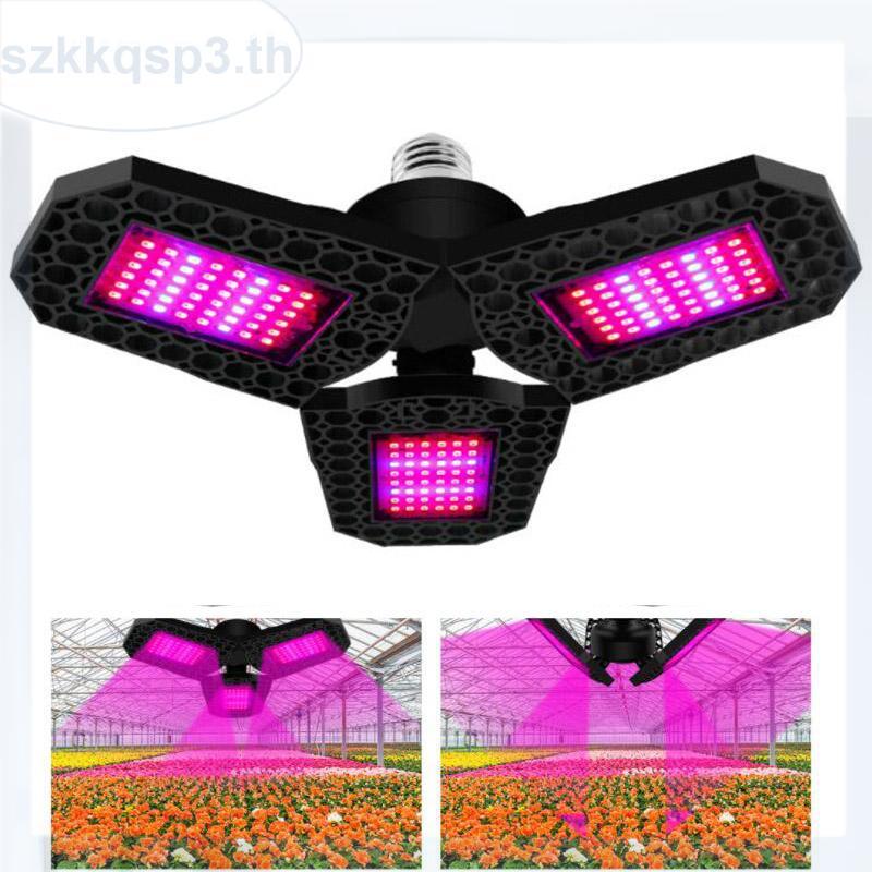 LED Phyto โคมไฟ E27 เต็มสเปกตรัม Grow Light หลอดไฟ AC 100-265V สําหรับดอกไม้ในร่ม Grow กล่องเต็นท์ T
