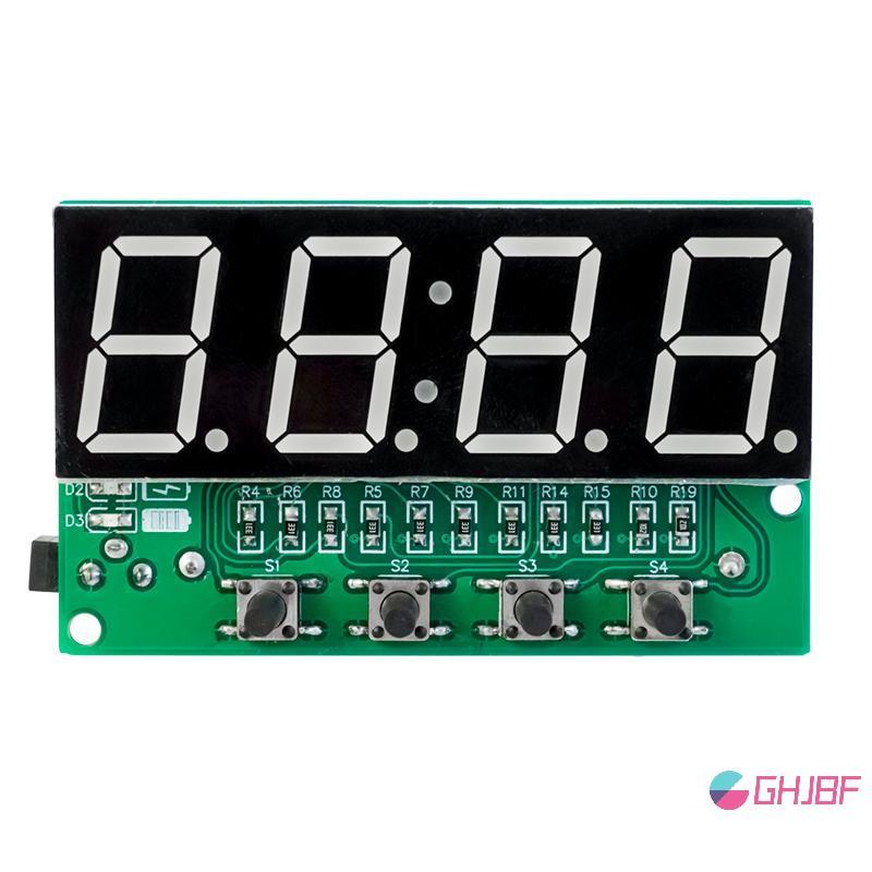 GHJBF] 1 ชุดนาฬิกาปลุก Dior Dior DC 5V Mini สภาพอากาศนาฬิกาบัดกรีฝึกอิเล็กทรอนิกส์ DIY นาฬิกาดิจิตอล