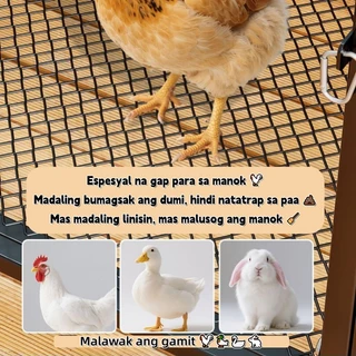 กรงไก่สําหรับงานหนักพร้อมฟักอาหาร – แบบพกพา & Spacious สําหรับไก่หลังบ้าน