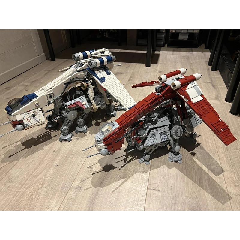 Coruscant Dropship 75354 ทางเลือกสร้างรุ่นใช้งานร่วมกับ 75019 Diy ประกอบบล็อกตัวต่ออิฐของเล่นเด็กของ