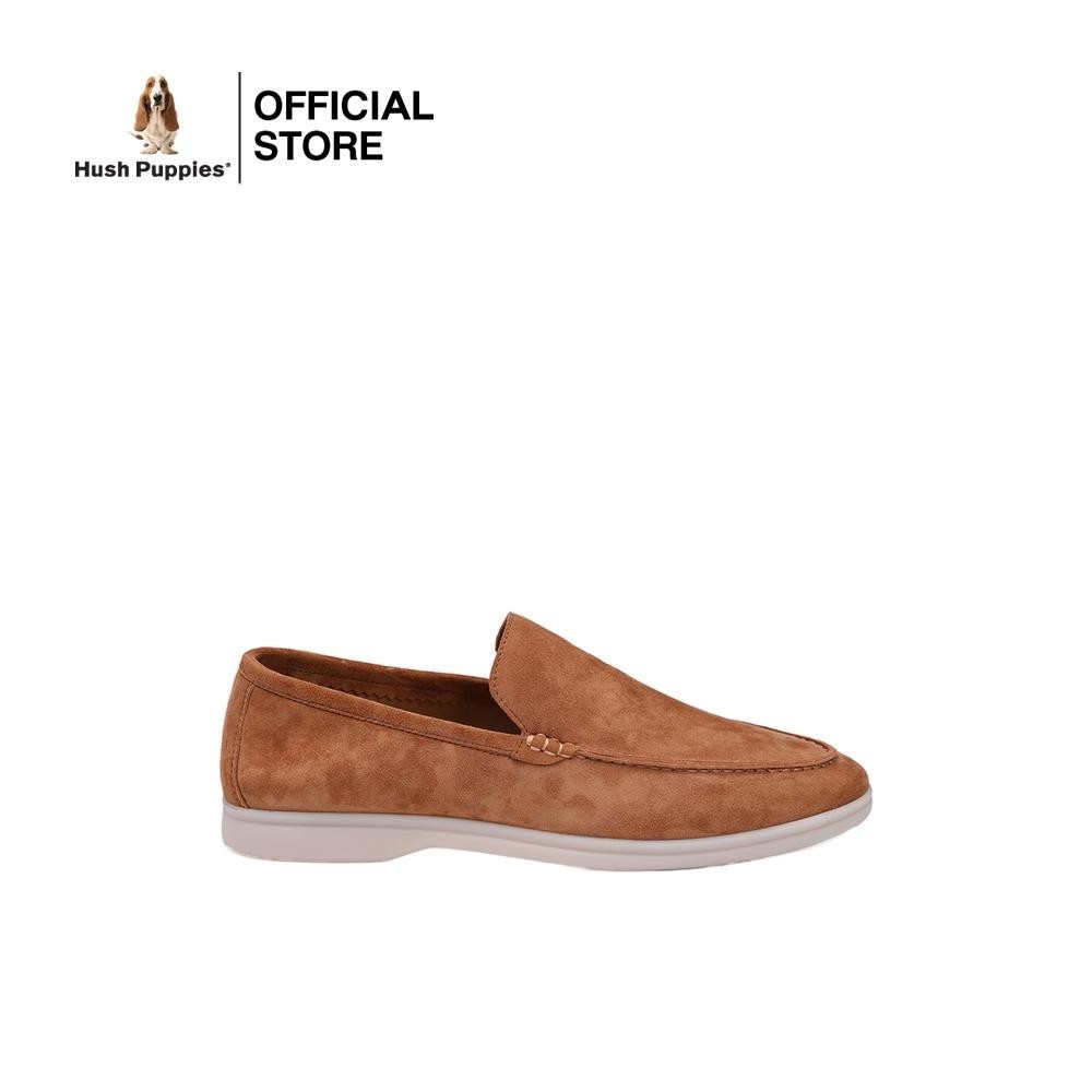 Hush Puppies รองเท้าผู้ชาย รุ่น  HP 8HCFBN8A5F - สีน้ำตาล (รองเท้าลำลองหนังแท้ แบบสวม)