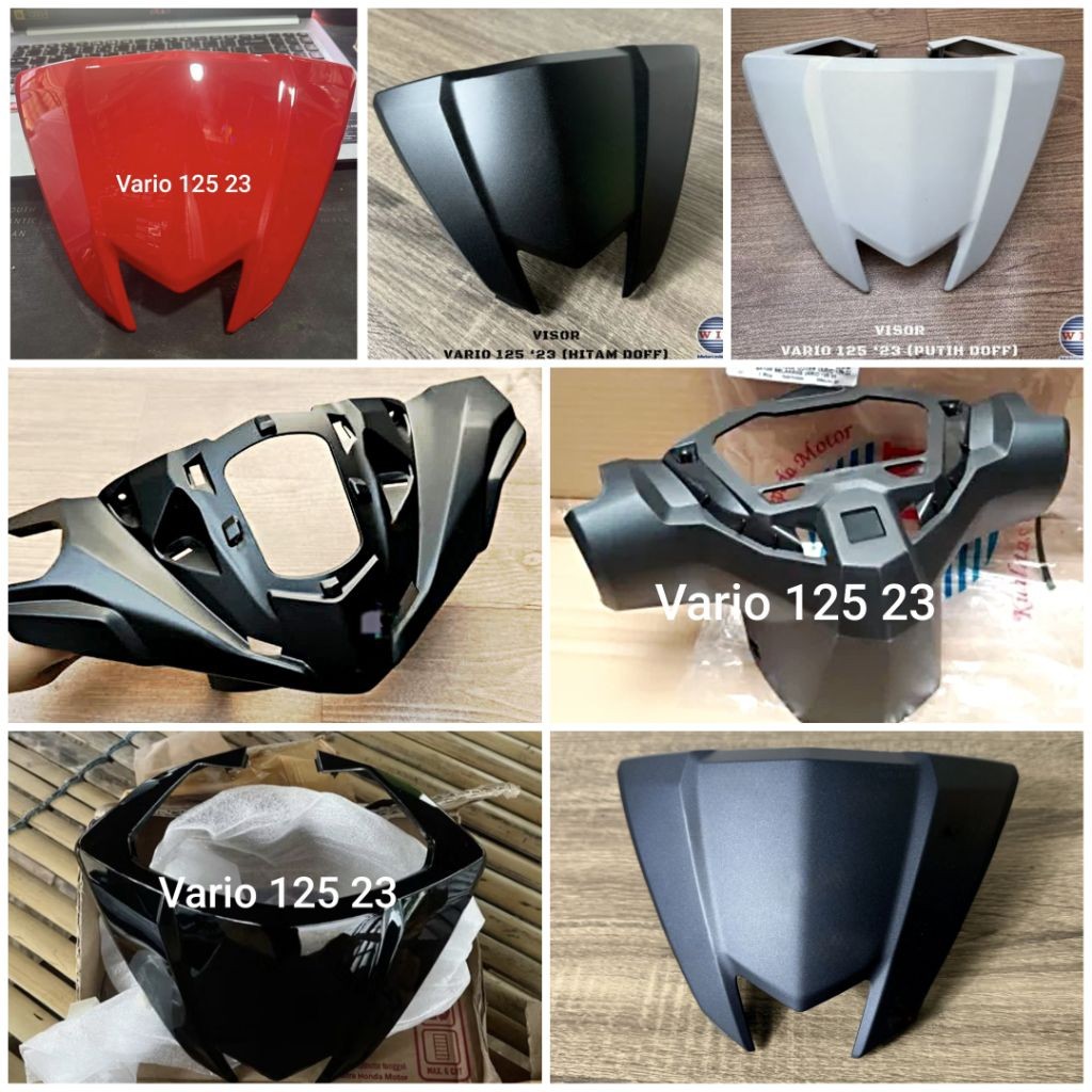 ฝาครอบหน้า + Visor & ด้านหลัง Honda NEW VARIO 125 23 Gen-2 2023 - 2025 WIN Brand