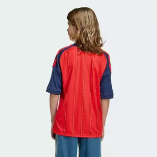 adidas ฟุตบอล เสื้อฟุตบอลชุดเหย้าทีมชาติสเปน 26 สำหรับเด็กโต เด็ก สีแดง JZ5757