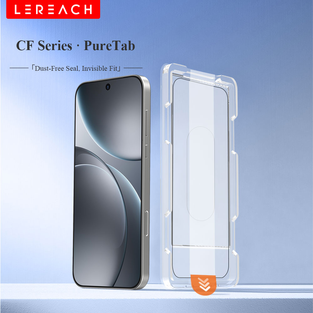 Lereach กระจกนิรภัยป้องกันหน้าจอสําหรับ OPPO Find X9 Ultra / X8 Ultra / X9 Pro / X9 พร้อมกล่องวางตําแหน่งไร้ฝุ่น, นอกอัตโนมัติ, HD Clear