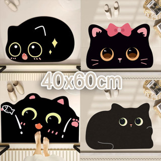 พรมเช็ดเท้า กันลื่น ซับน้ำแห้งไว ทำจากวัสดุซิลิโคน เป็นพรมห้…