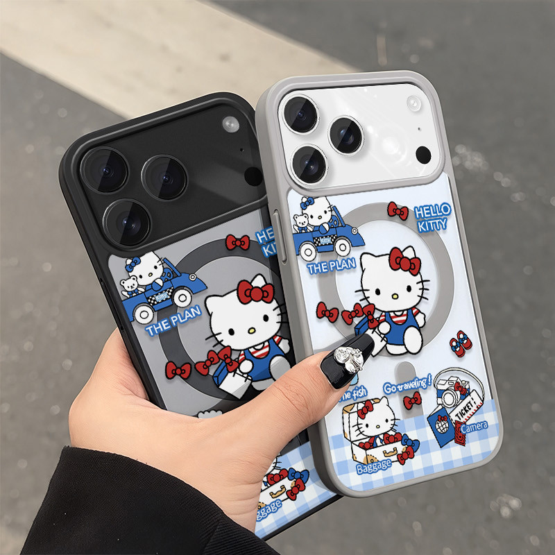เคสแม่เหล็ก เคสใสกันกระแทกน่ารัก IPhone17 Air 11 12 13 14 15 16 17 PROMAX 17 16 15Pro 16 15 14PLUS 8 7Plus XR X XS XSMAX