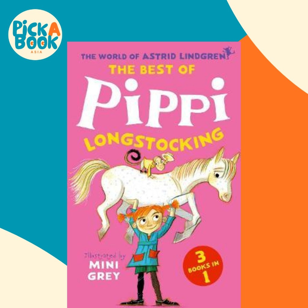 The Best of Pippi Longstocking โดย Astrid Lindgren Mini Grey (ฉบับสหราชอาณาจักรปกอ่อน)