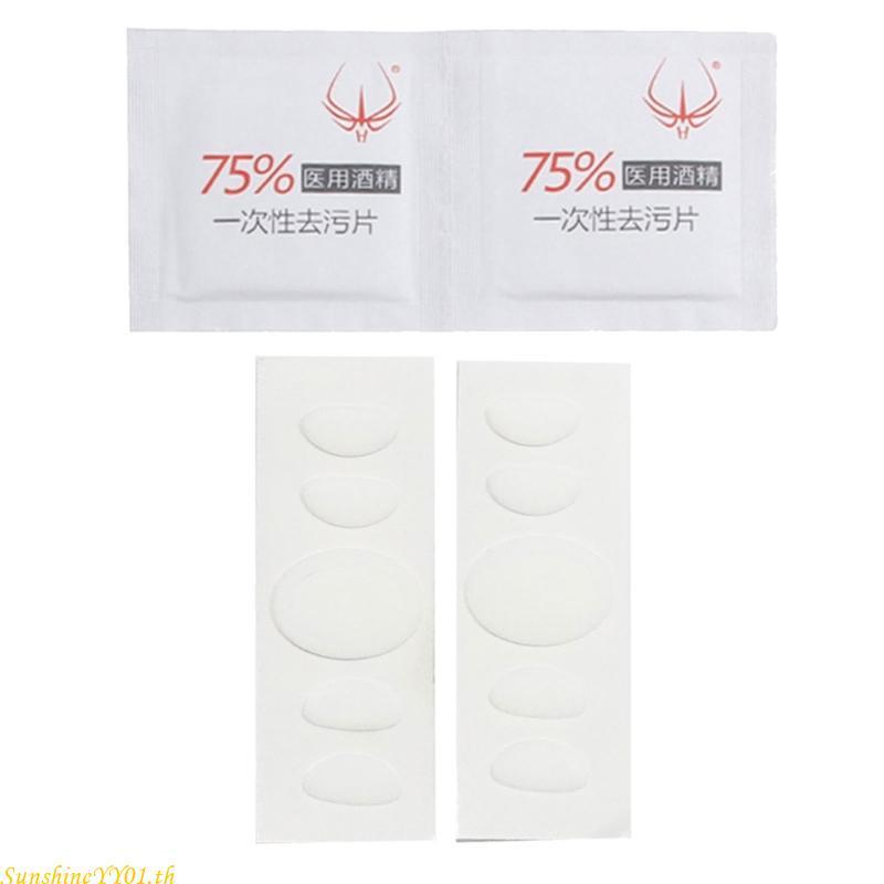 SUN 1Set Mouse Skates Pad Curved Edges Mouse Feet Stickers สําหรับ ZOWIE EC1-B EC2B